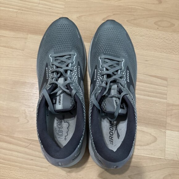 Brooks Ghost 14 Mens Size 13 Gray White Athletic Running Walking Shoes Sneakers main image 10